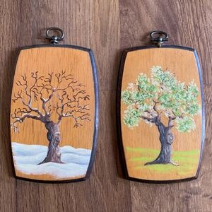 70's Wood Trees